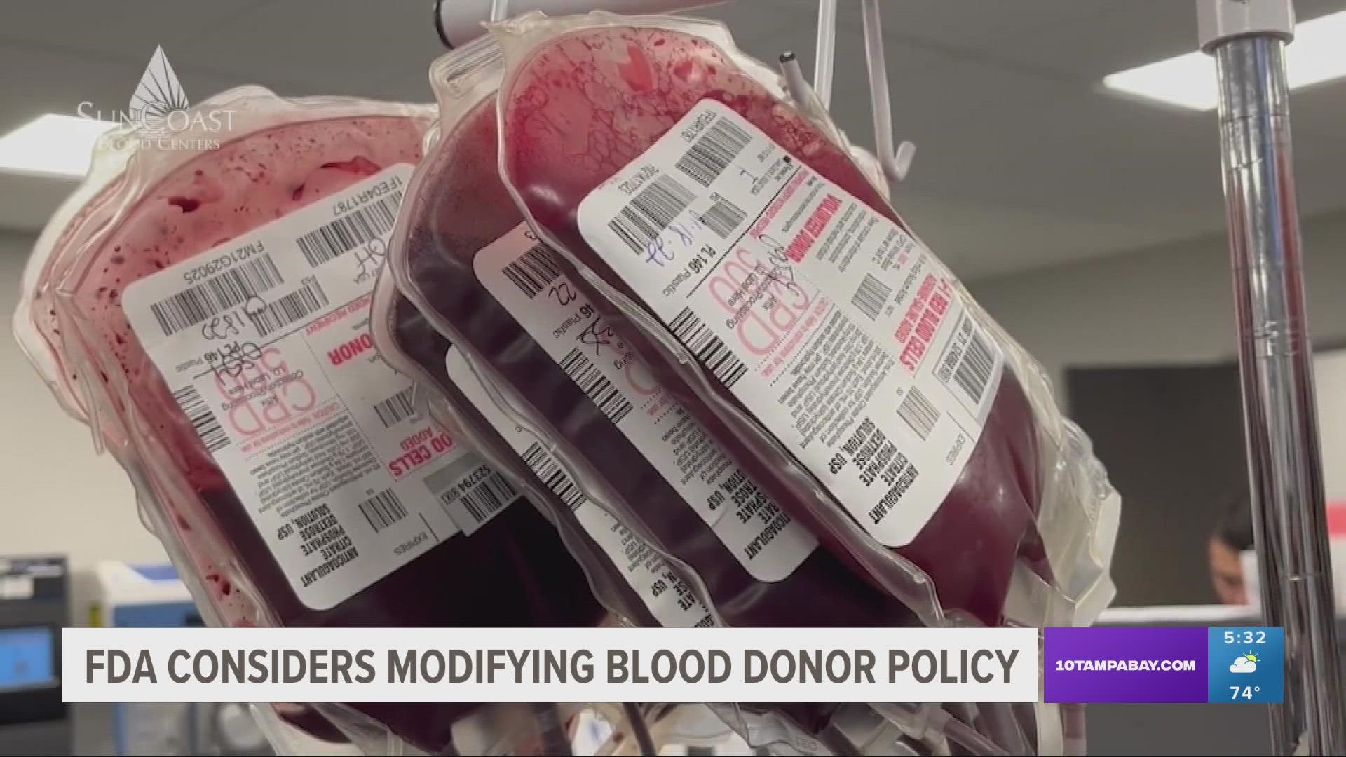 Data from a recent study has prompted the FDA to reconsider current guidelines surrounding blood donation.