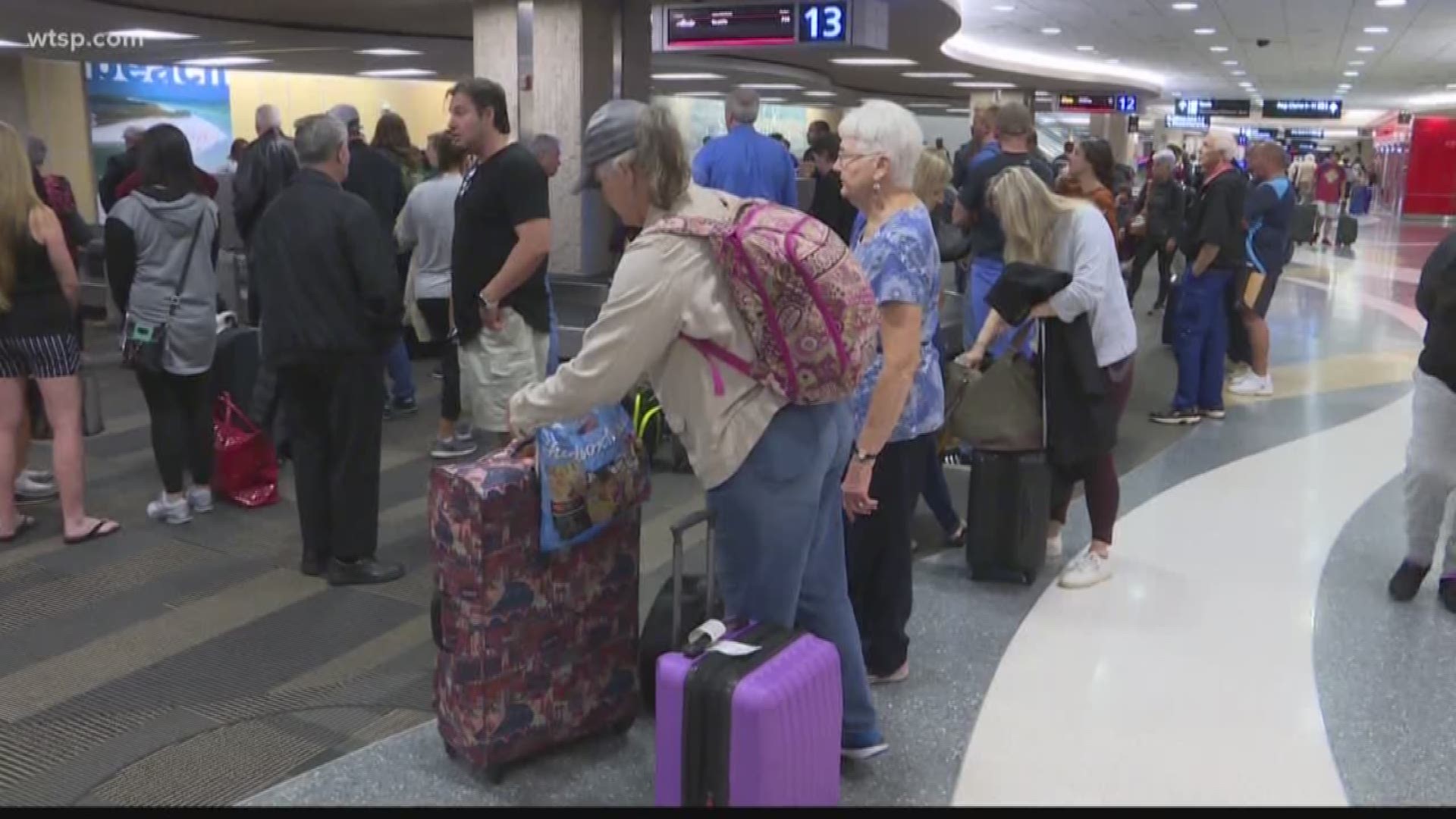 The Saturday after Thanksgiving is the second busiest day for travel at TPA.
