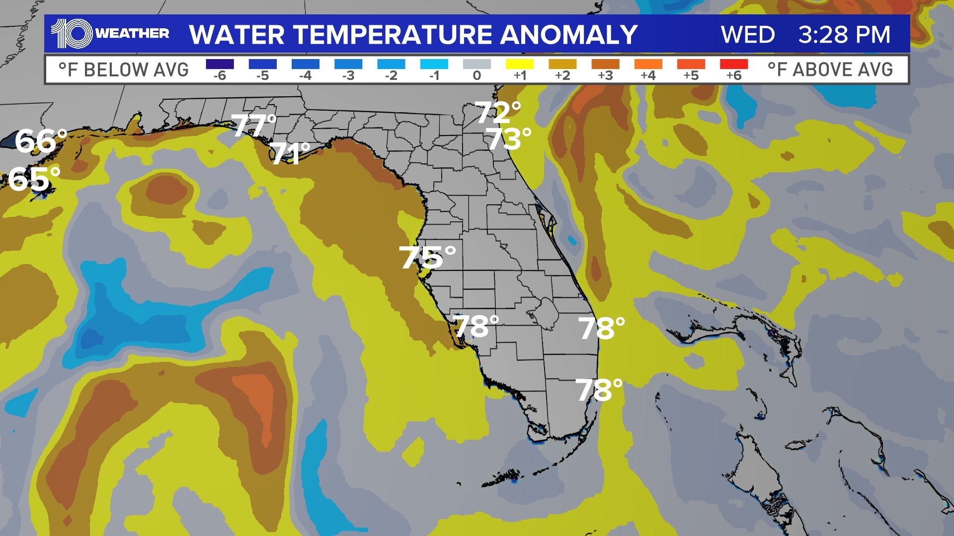 Clearwater Beach water temperature going up as summer approaches | wtsp.com