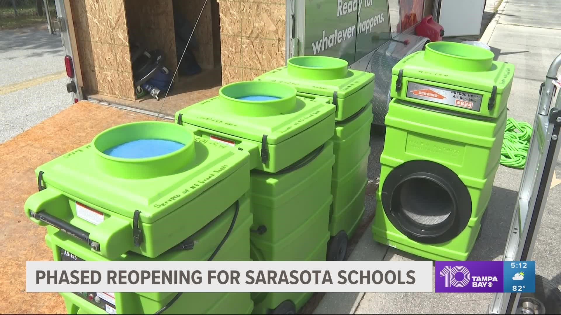 Sarasota Schools now has a timeline for getting kids back in the classroom.