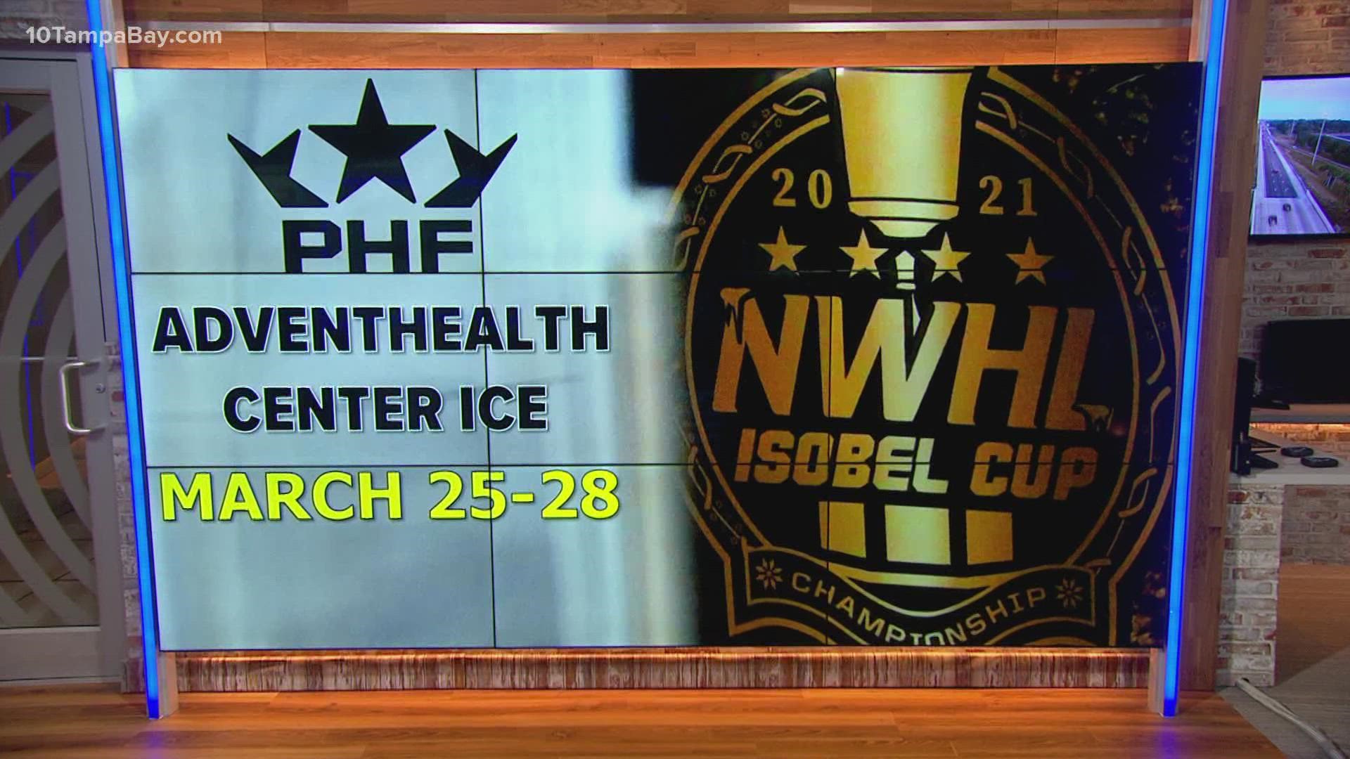 The league will crown its champion on March 28 at the Advent Health Center ice rink.