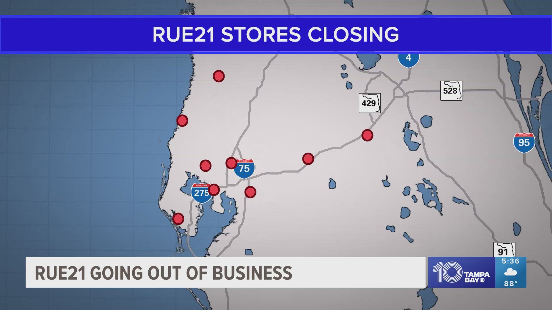 rue21 has more than 540 stores in 45 states across the country.