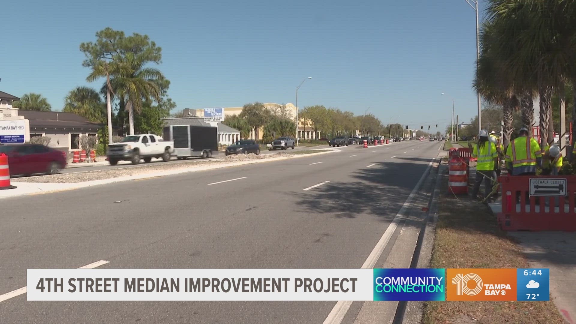 Residents say the work being done to improve the median is actually making the roads less safe and confusing drivers.