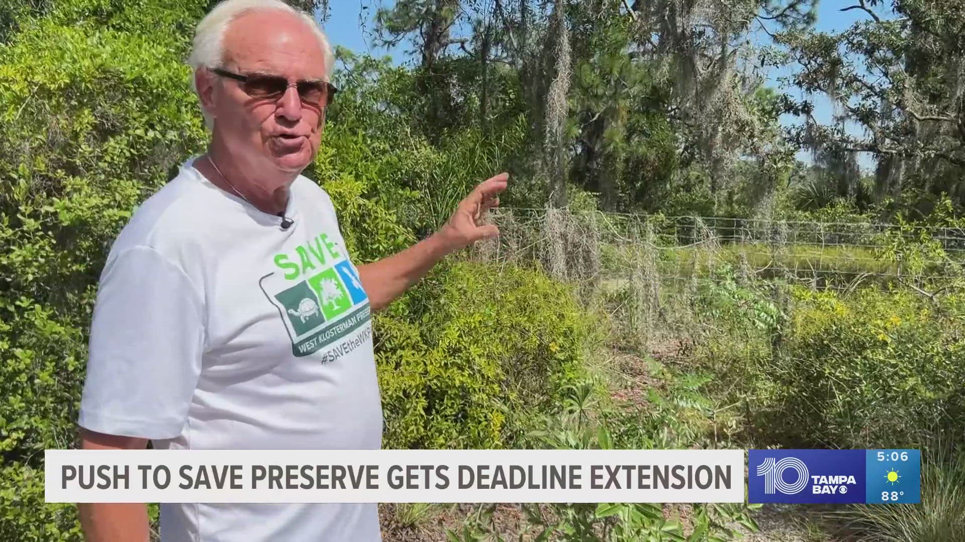 For years now, a group of neighbors have been working to raise millions of dollars to buy West Klosterman Preserve off Klosterman Road in Tarpon Springs.