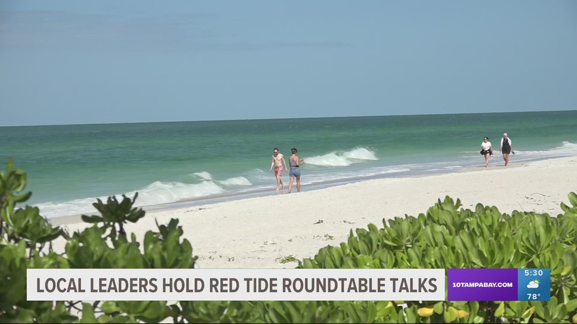 Red tide conditions improving somewhat, local leaders hold roundtable conversation