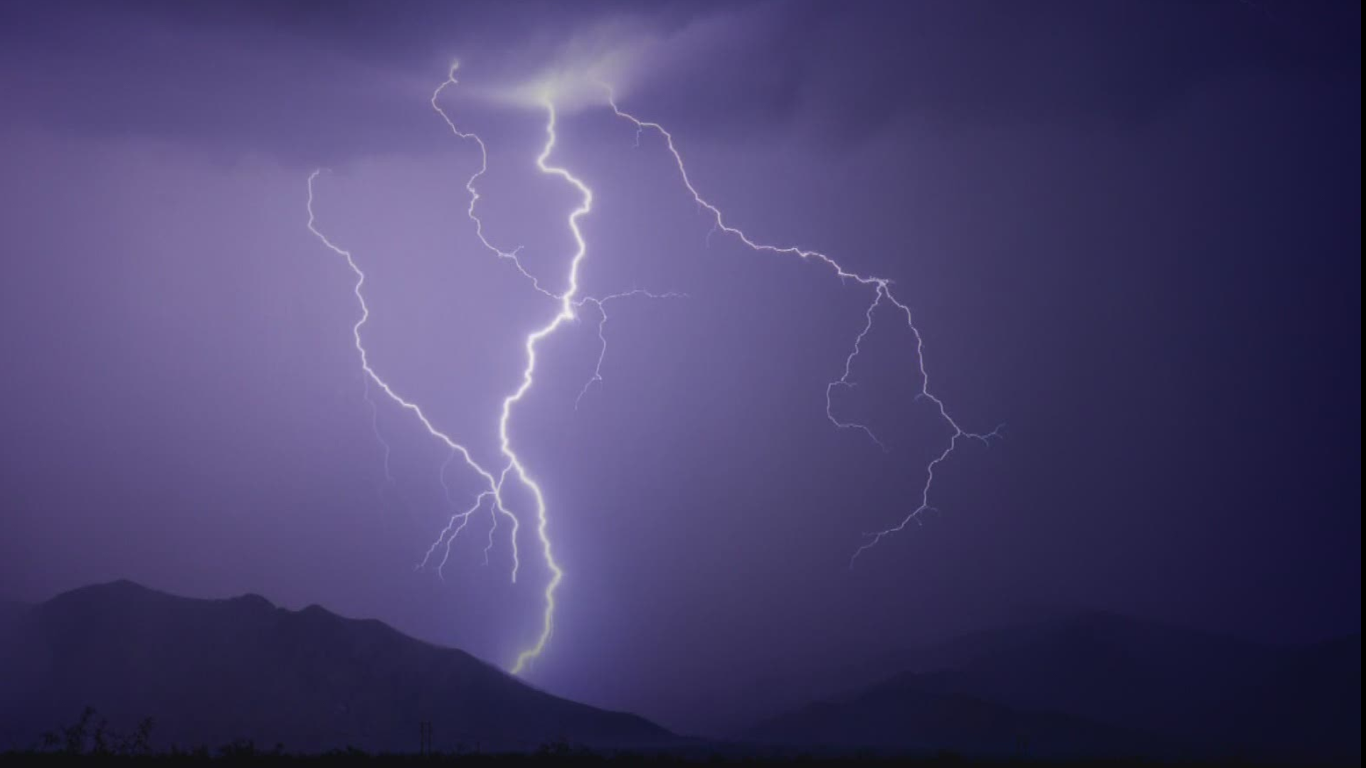 Lightning can be heard about 10 miles away from a strike.