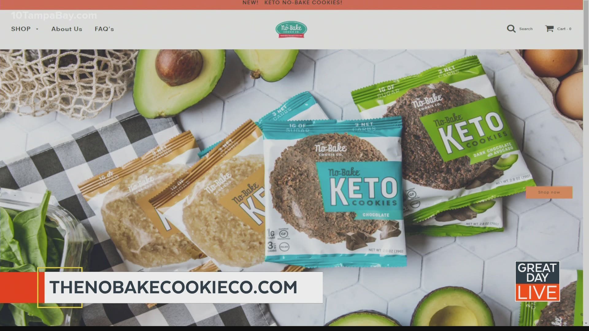 Visit TheNoBakeCookieCo.com for more recipes and to order their keto-friendly cookies.