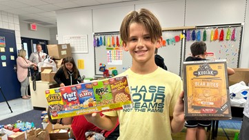 'It was really damaging': Clearwater elementary students prep donations for those impacted by Ian