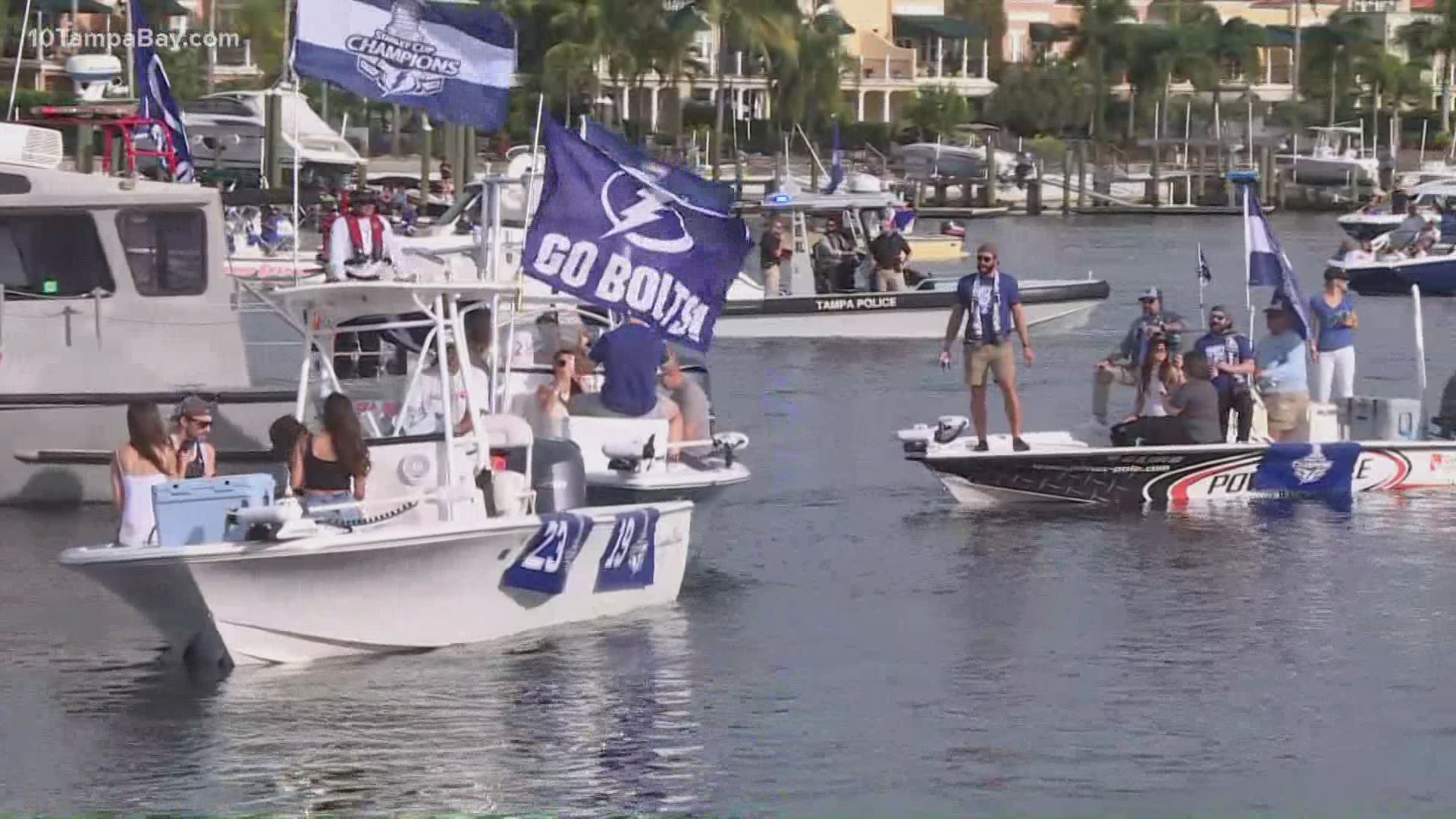 Lightning celebrate another Stanley Cup with boat parade