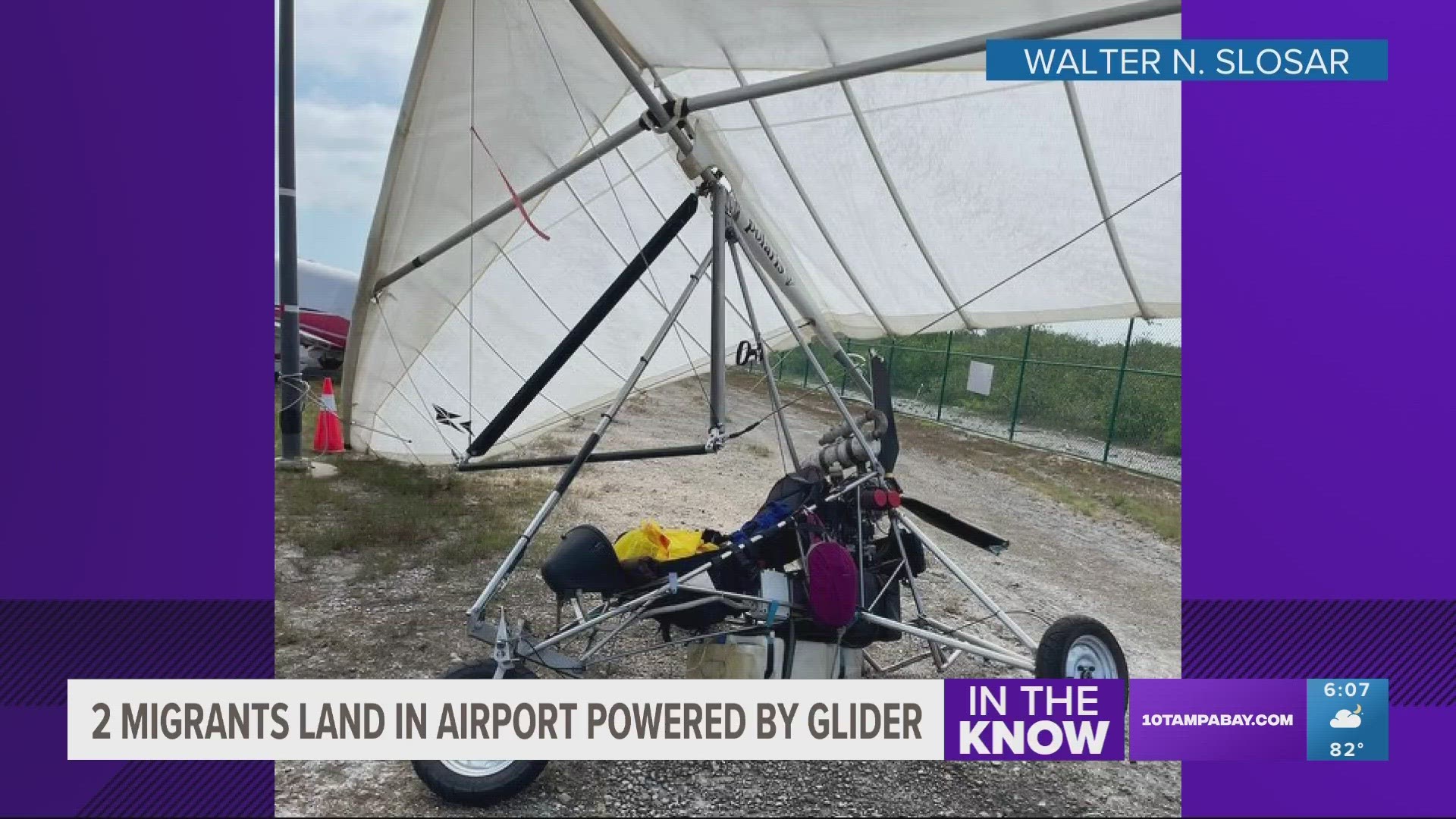 The Monroe County Sheriff's Office said the duo landed safely at Key West International Airport at about 10:30 a.m. Saturday.