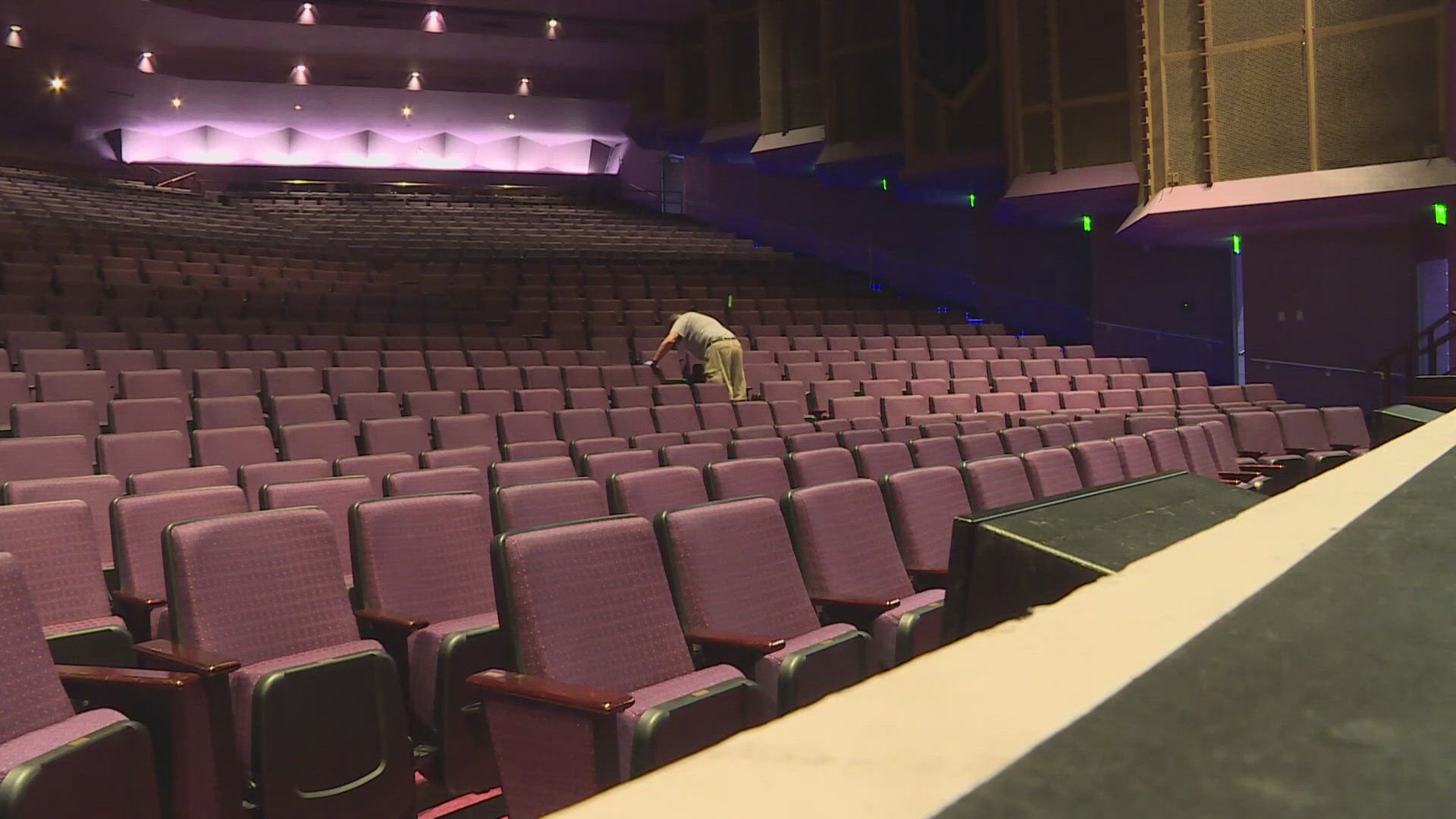 As much as 4 feet of storm surge rushed into parts of the Van Wezel Performing Arts Hall when Hurricane Milton came through.