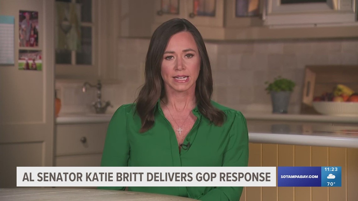 Katie Britt calls Biden a 'diminished leader' in GOP response to the State  of the Union | wtsp.com