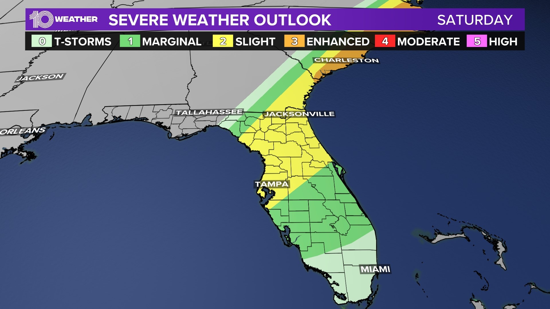 Tampa Bay weather Severe storms possible, tornado watch canceled