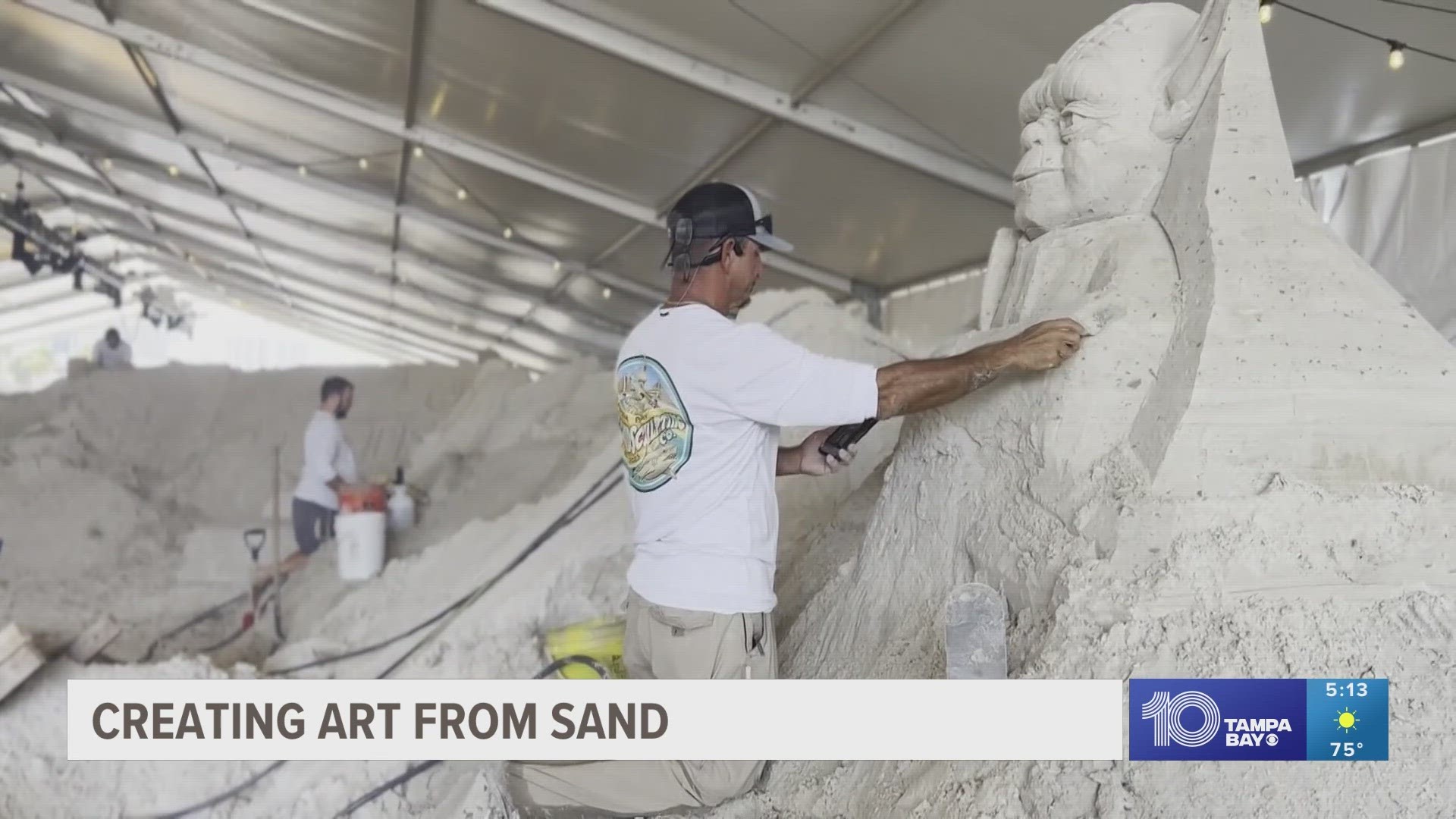The 17-day sand sculpting extravaganza starts Friday.