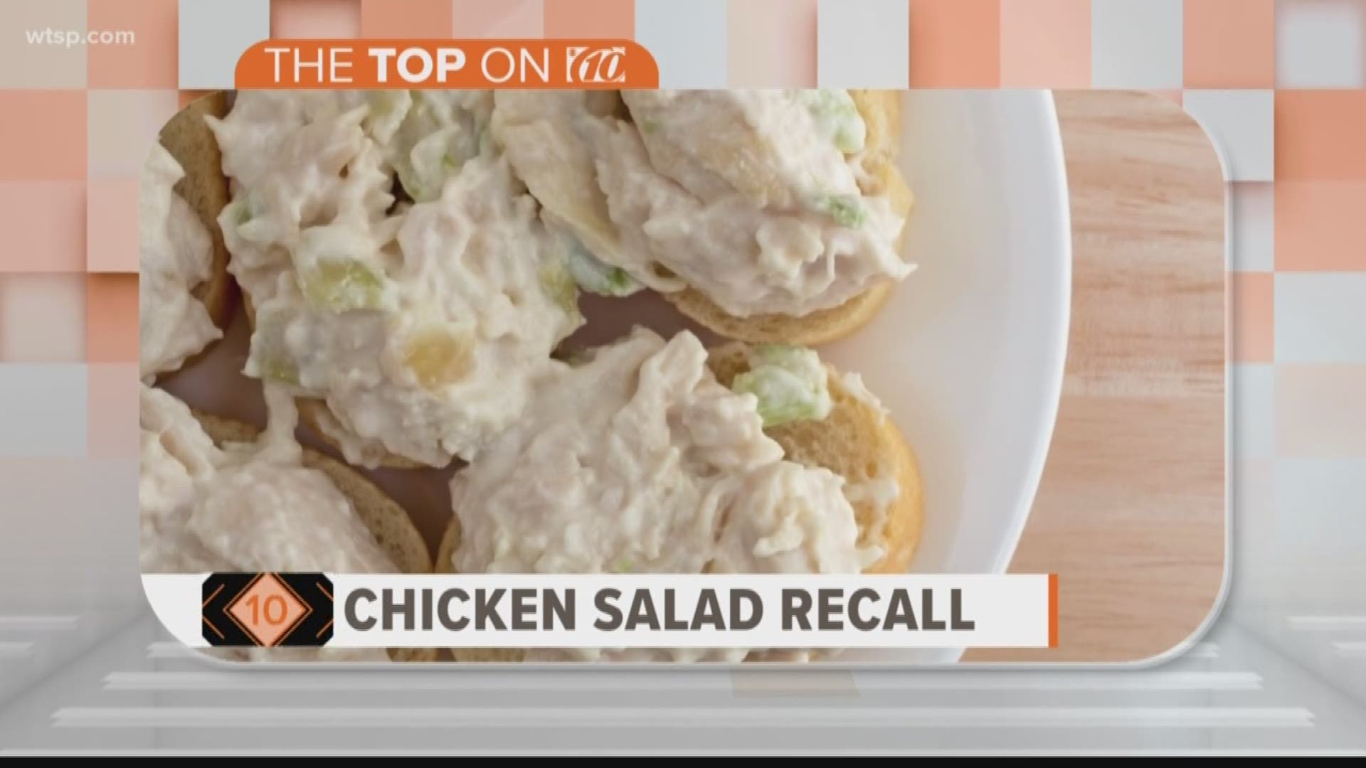 Lean Culinary Services, LLC is recalling about 223 pounds of ready-to-eat chicken salad products. on.wtsp.com/2T7XyuQ