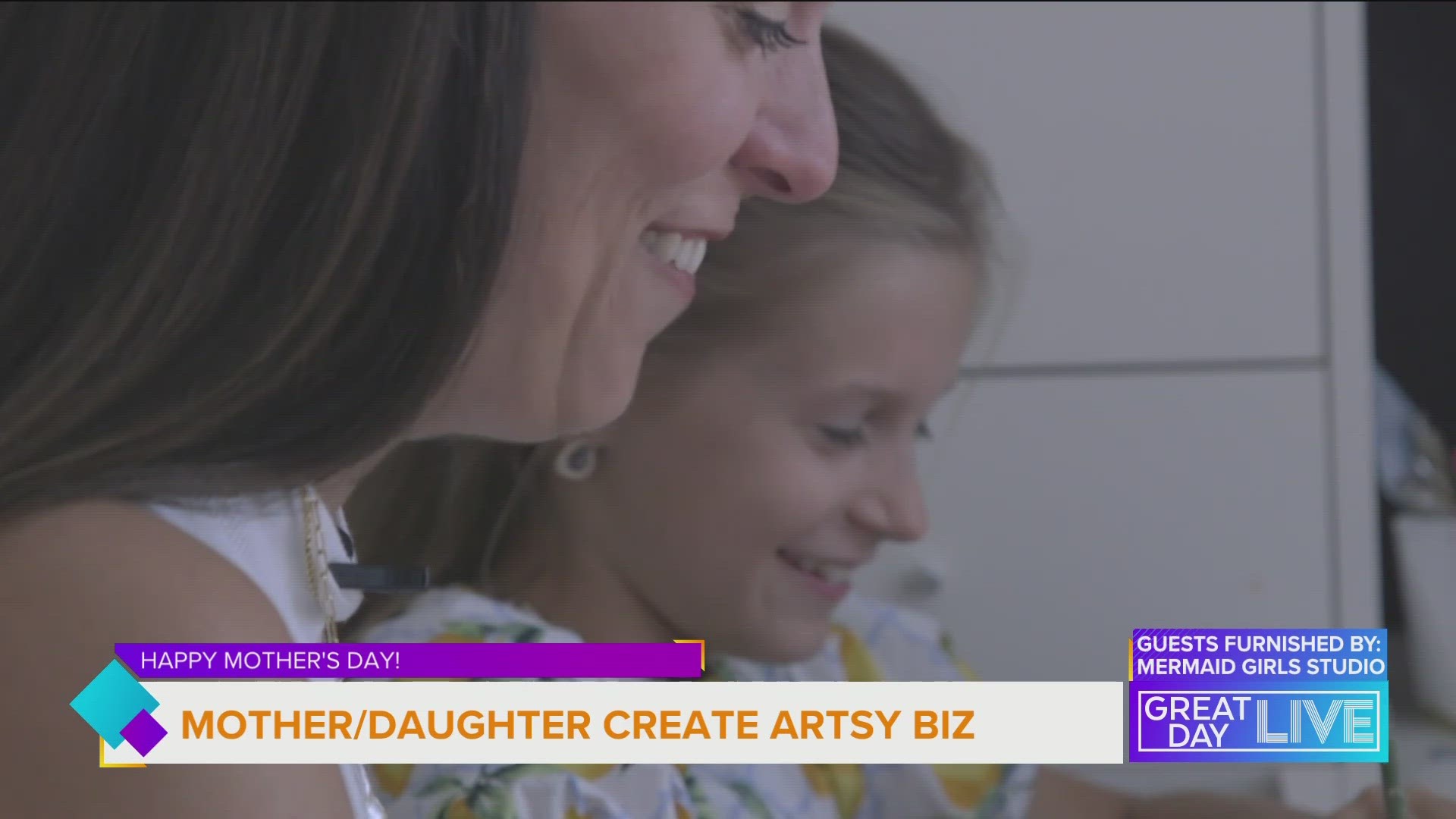 The mother/daughter duo behind Mermaid Girls Studio started making crafts for friends, but it's turned into a budding business. mermaidgirlsstudio.com