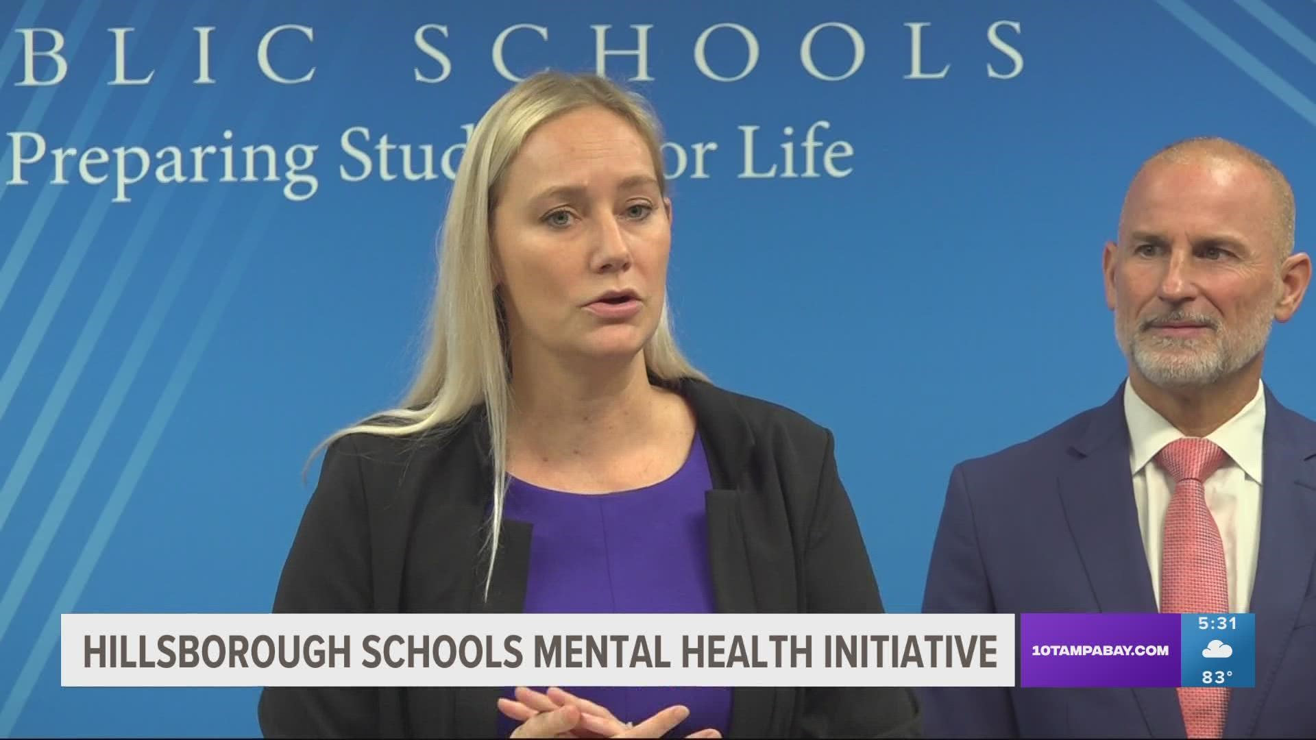 The district aims to give students more resources when it comes to mental health after seeing an uptick in students needing help.