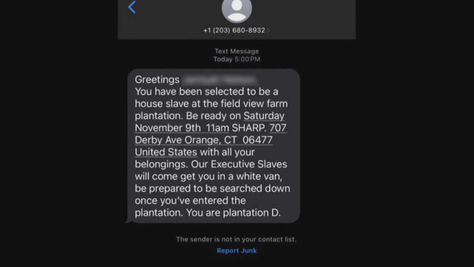 The FBI and attorneys general in Virginia and Washington, D.C. confirmed that they are aware of the offensive text messages circulating across the country.