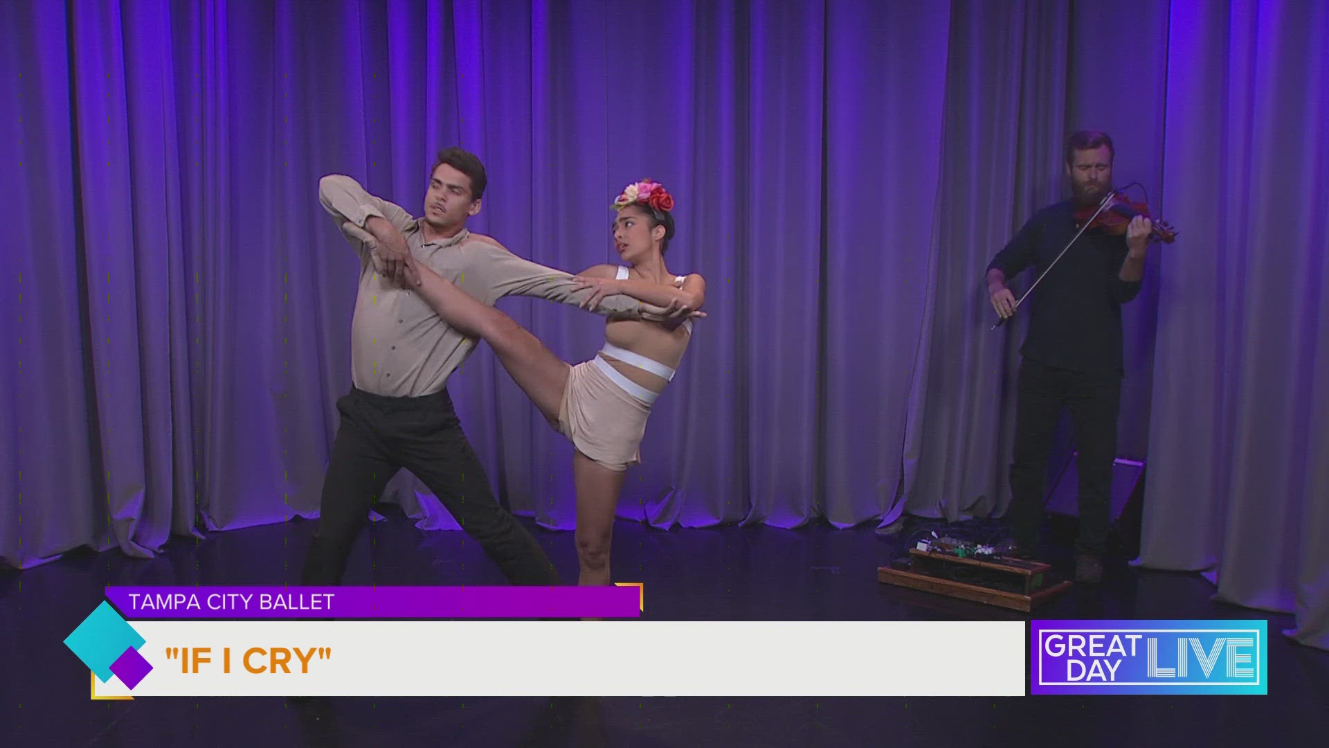 Dancers from Tampa City Ballet join us with a preview of their latest production, "If I Cry."  For tickets visit tampacityballet.org.