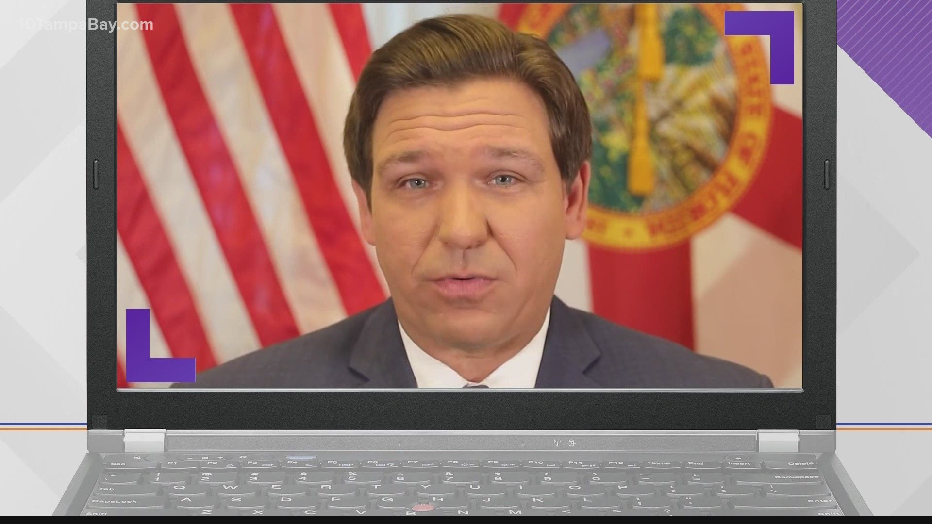 DeSantis still has not held a press conference in person since the morning of Nov. 4.