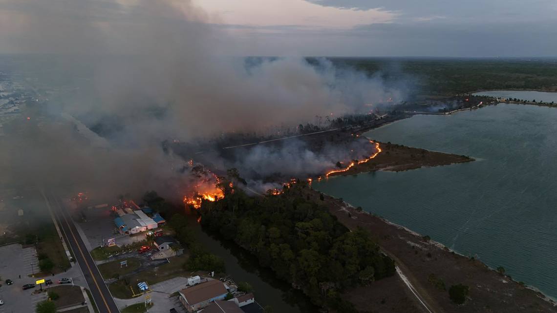 120-acre Hernando County brush fire nearly contained after lifting evacuation orders