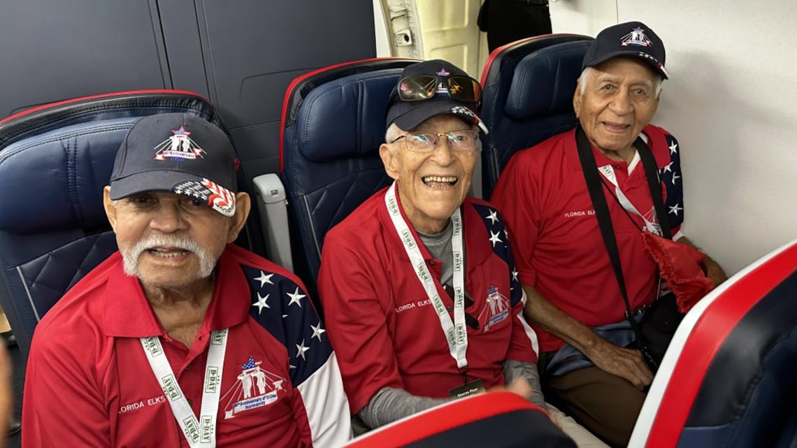 D-Day veterans fly from TPA to France for 80th anniversary | wtsp.com