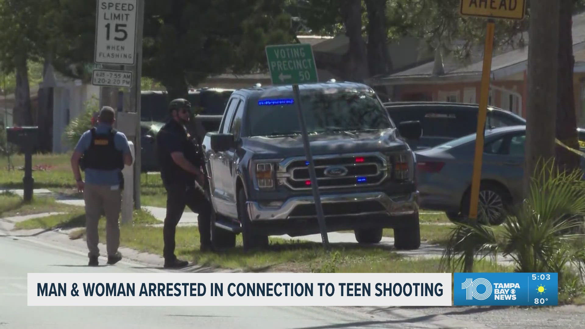 2 adults arrested after 16-year-old girl shot near New Port Richey ...