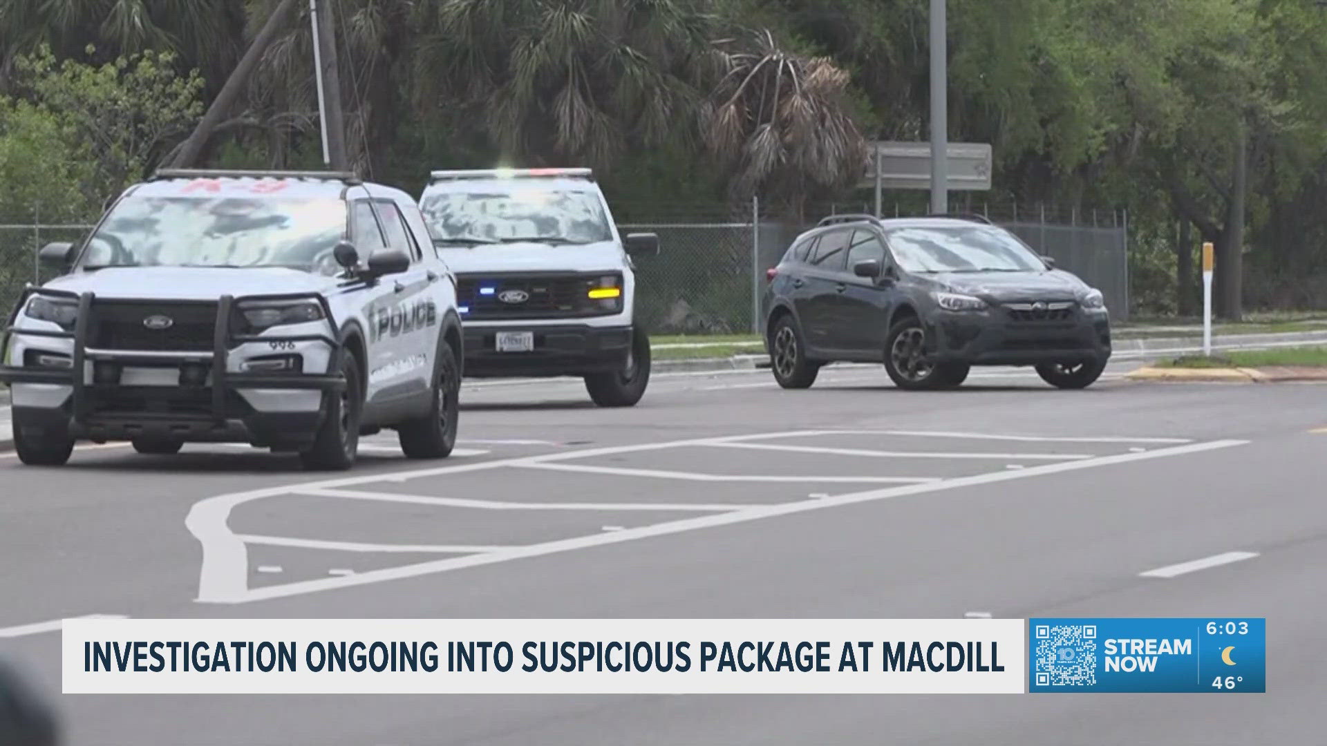 MacDill Air Force Base raises threat level following suspicious package ...