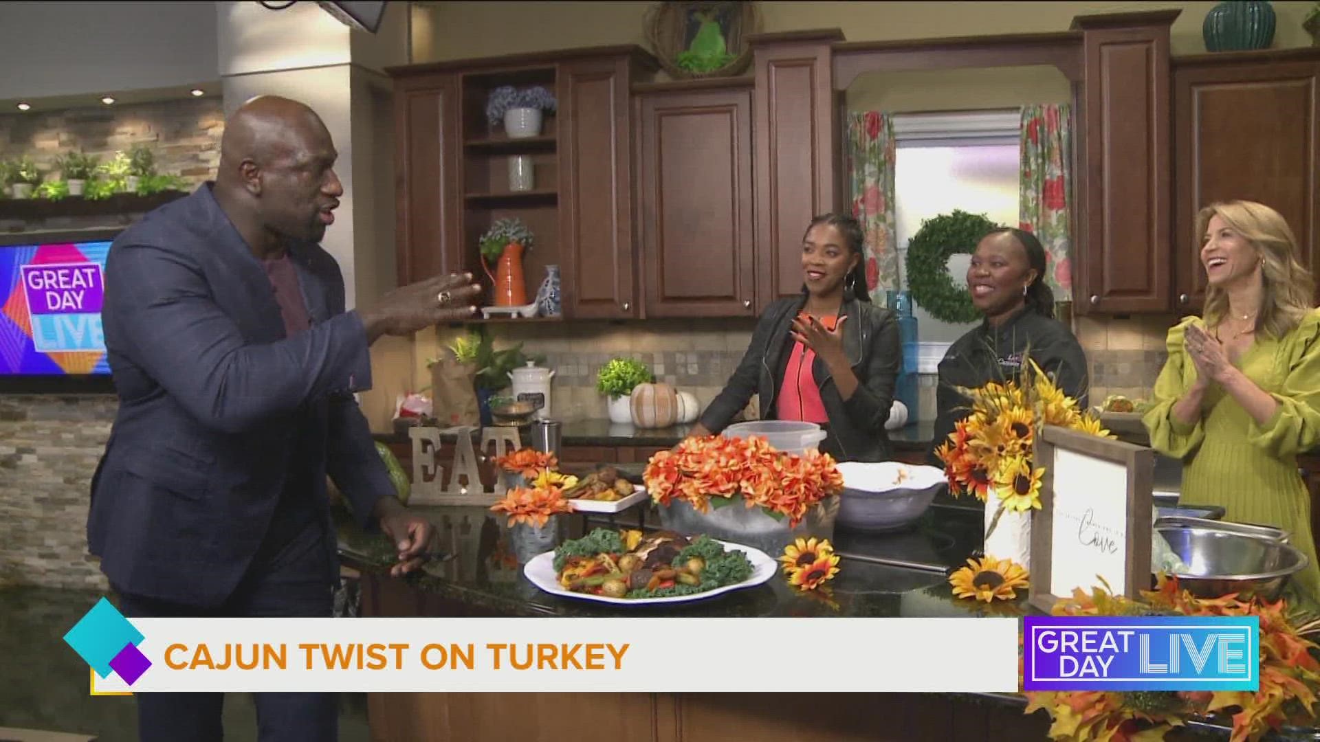 Cajun twist on the Thanksgiving turkey