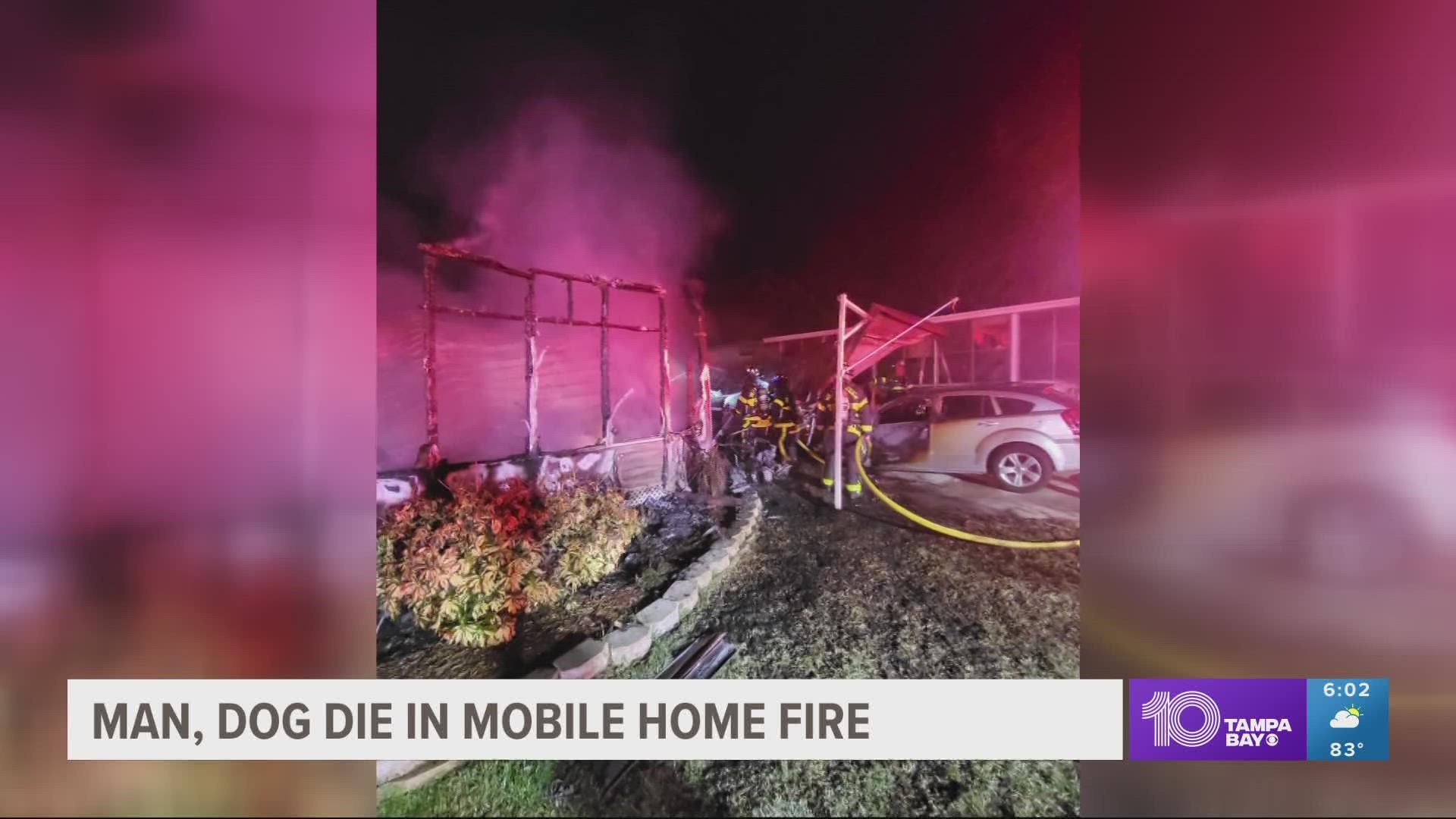 The home was completely engulfed in flames when first responders arrived. No hydrants were reportedly within the community.
