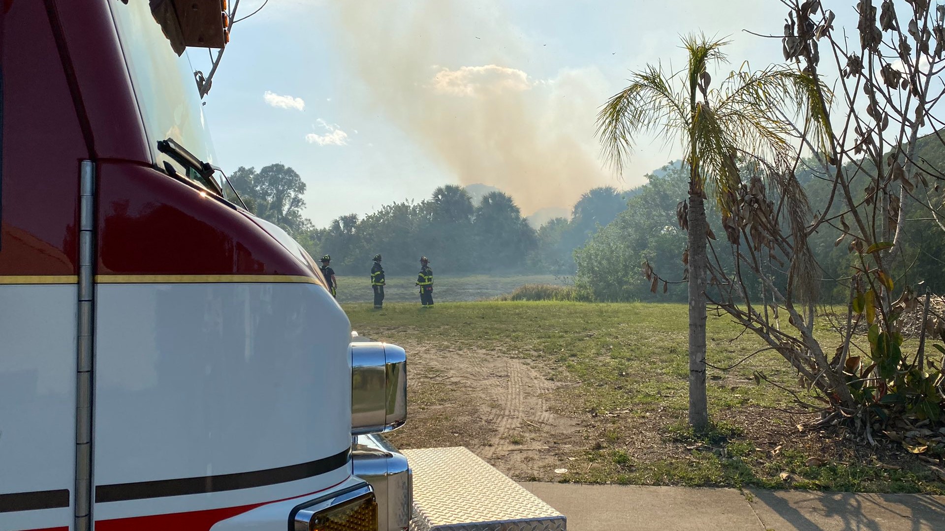 Firefighters respond to 5-acre brush fire in North Port | wtsp.com