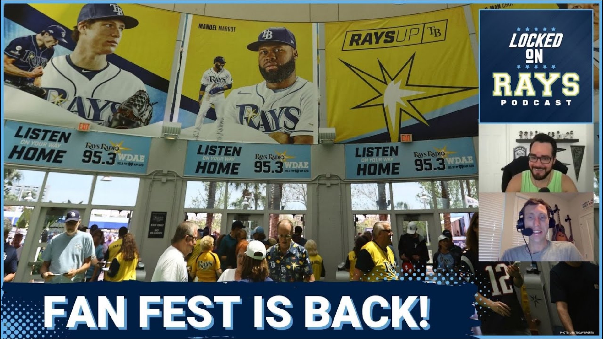 Tampa Bay Rays fans will be making their way to Tropicana Field on Saturday, Feb. 18, as the Rays will be hosting their first Fan Fest since early 2020.