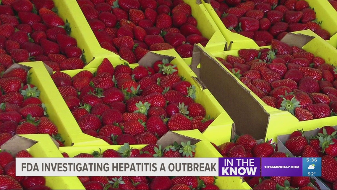 Fresh organic strawberries linked to possible hepatitis A outbreak, FDA