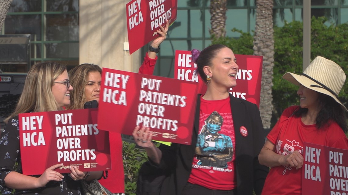 HCA Healthcare nurses rally for better pay, contracts - Vimarsana News
