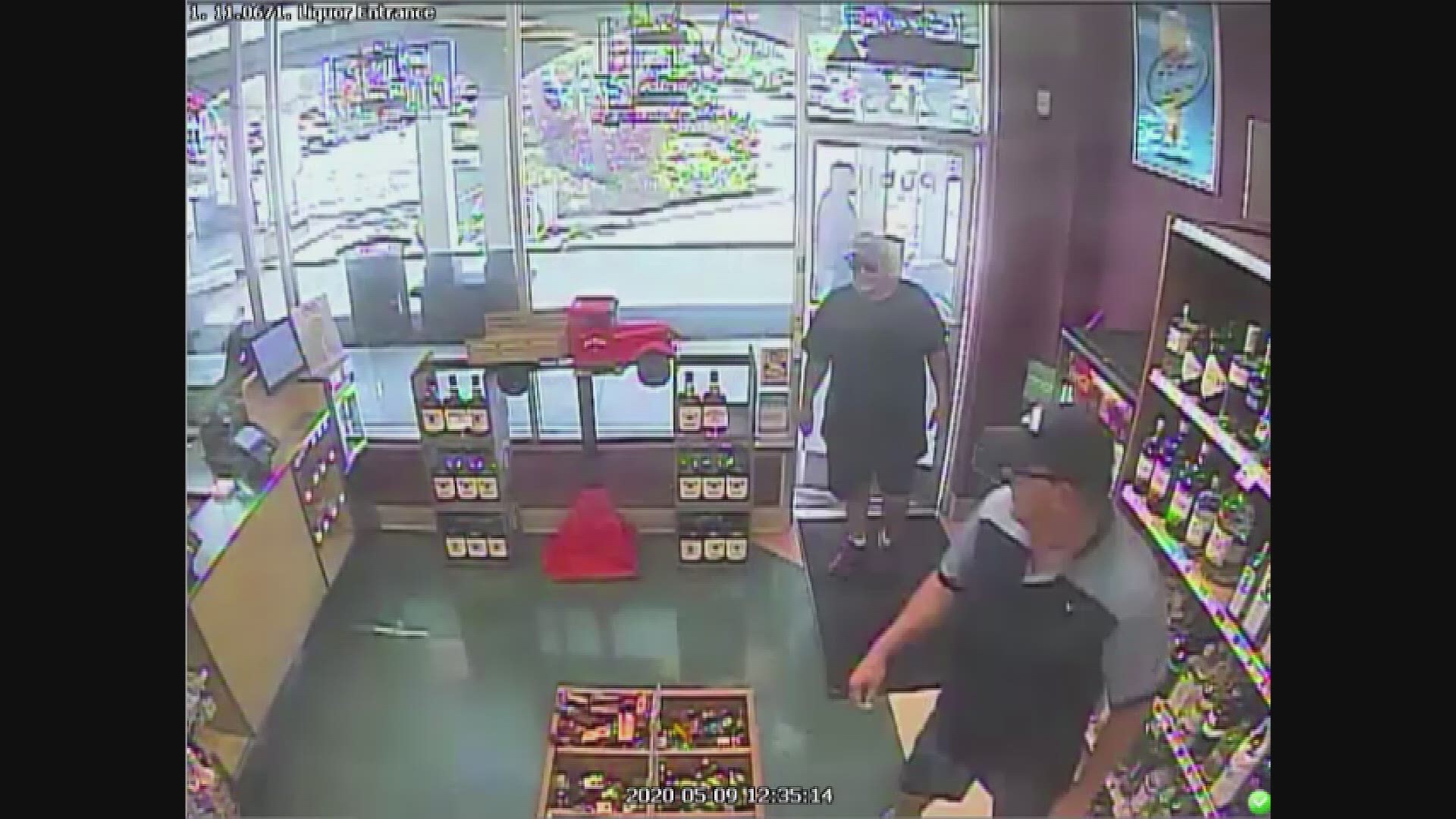 The Polk County Sheriff's Office needs your help to identify a man they say attacked another customer for not saying "thank you" when he held open a door for him.