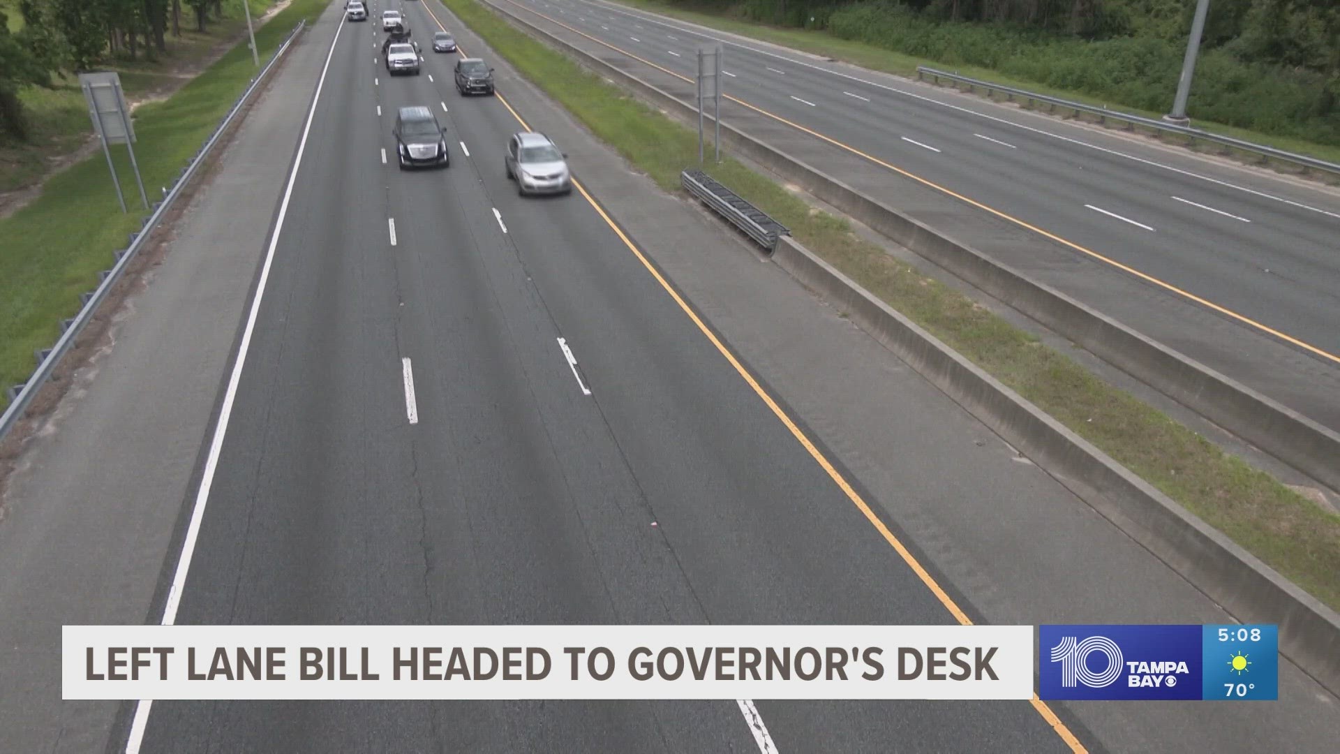 The bill would prevent drivers from using left lanes unless they are passing other motorists, among other rules.