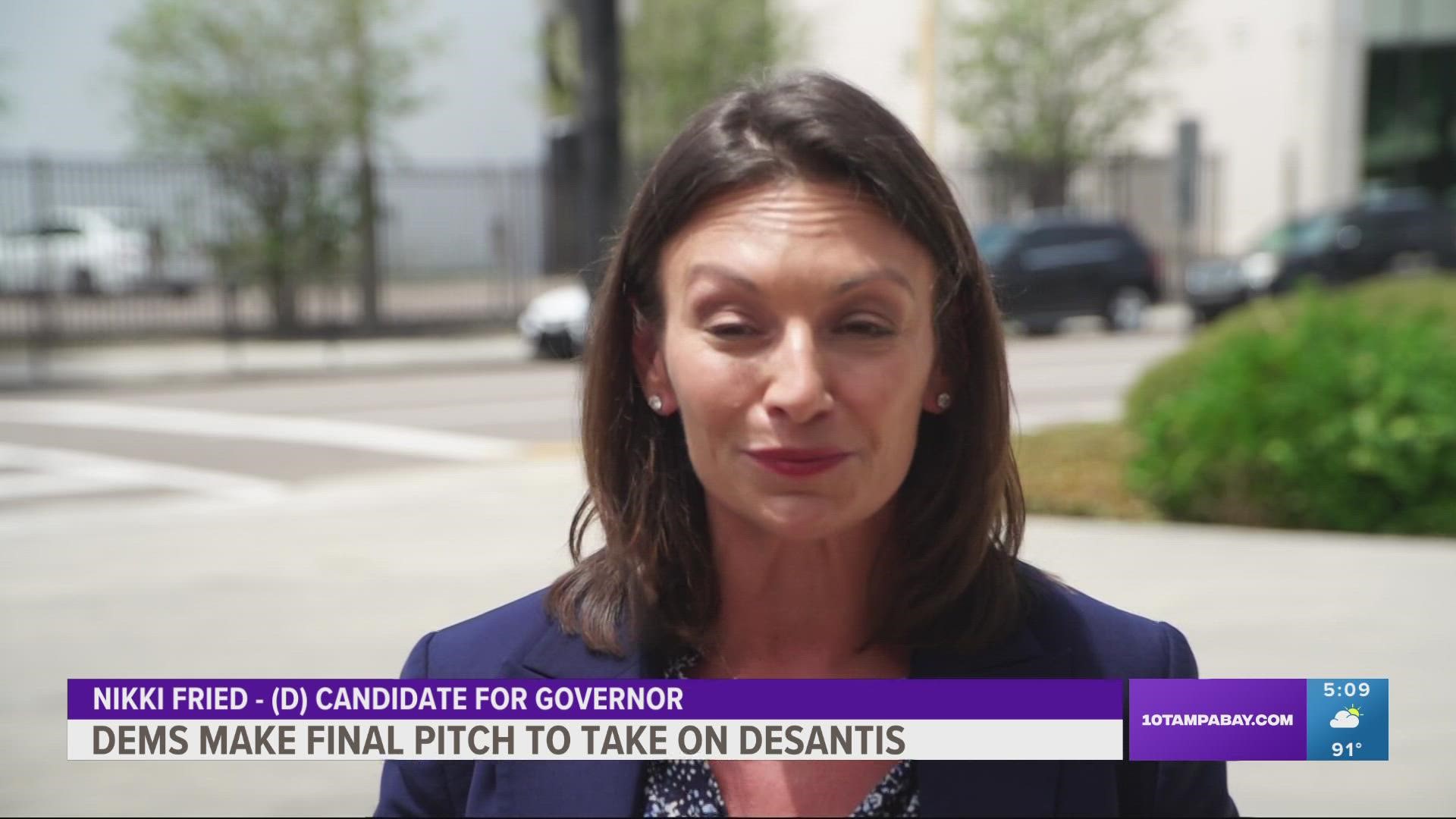 Florida Democratic primary: Fried and Crist cast their ballots | wtsp.com