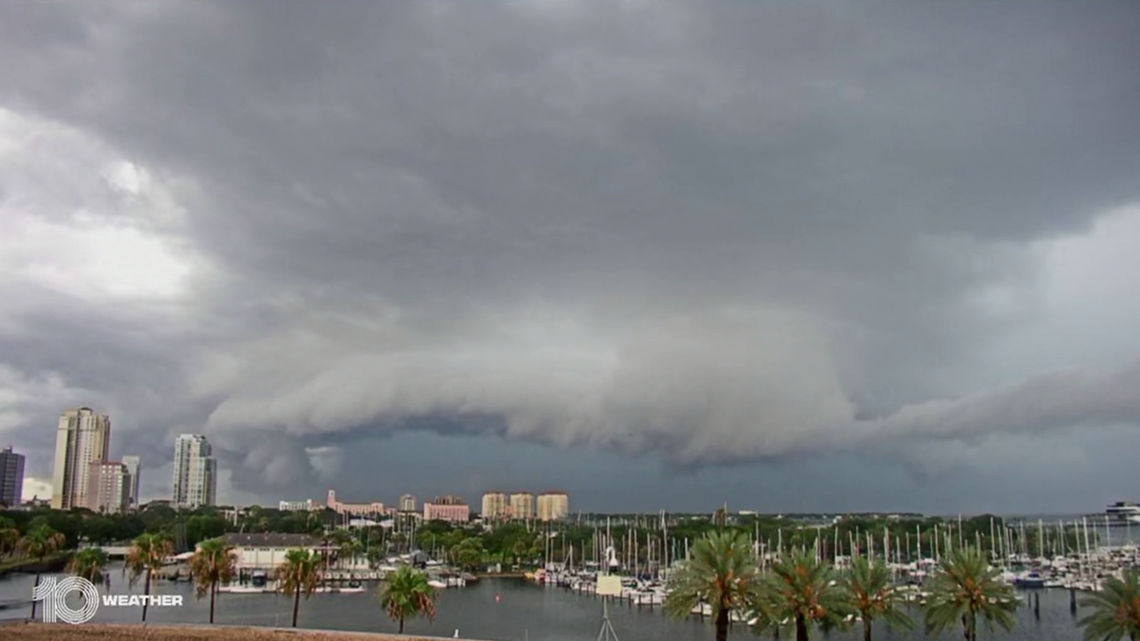 Tampa Bay weather: Strong storms bring heavy rain  wtsp.com