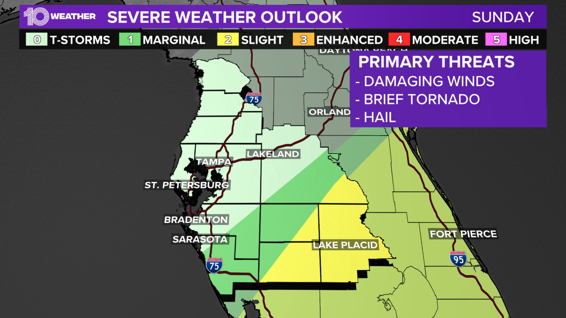 Tornado watch over for parts of Tampa Bay area | wtsp.com