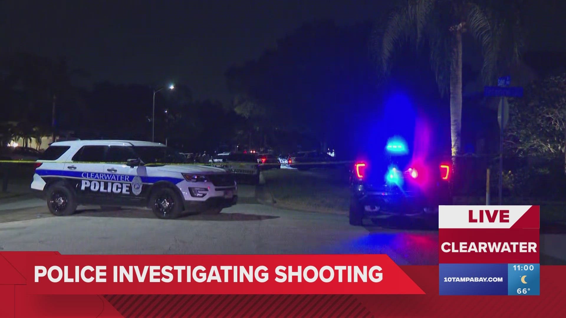 The shooting happened on Hillcreek Circle in Clearwater Friday night.