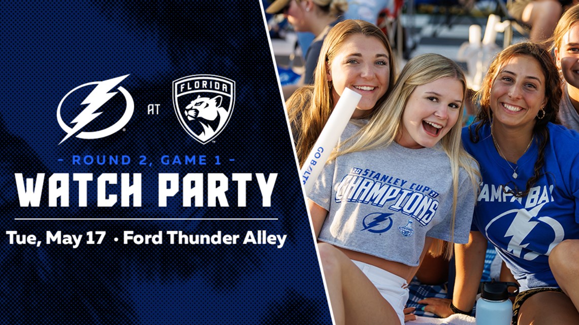 Lightning to host Game 1 watch party on Ford Thunder Alley