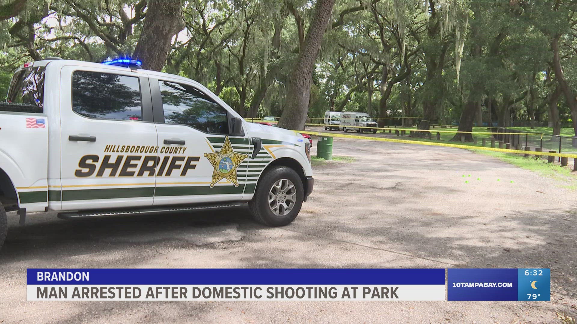 The Hillsborough County Sheriff's Office arrested a suspect who they said was involved in a shooting at Paul Sanders Park Sunday morning.