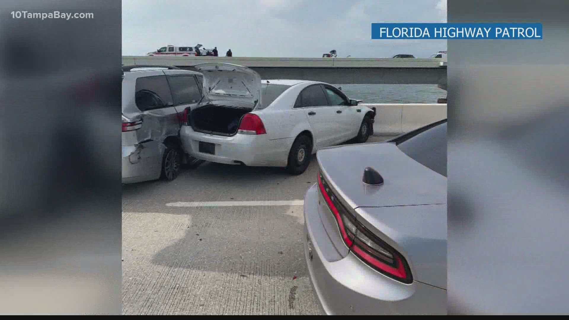 Florida Highway Patrol said a trooper attempted to stop a speeding car Thursday afternoon along northbound I-275.