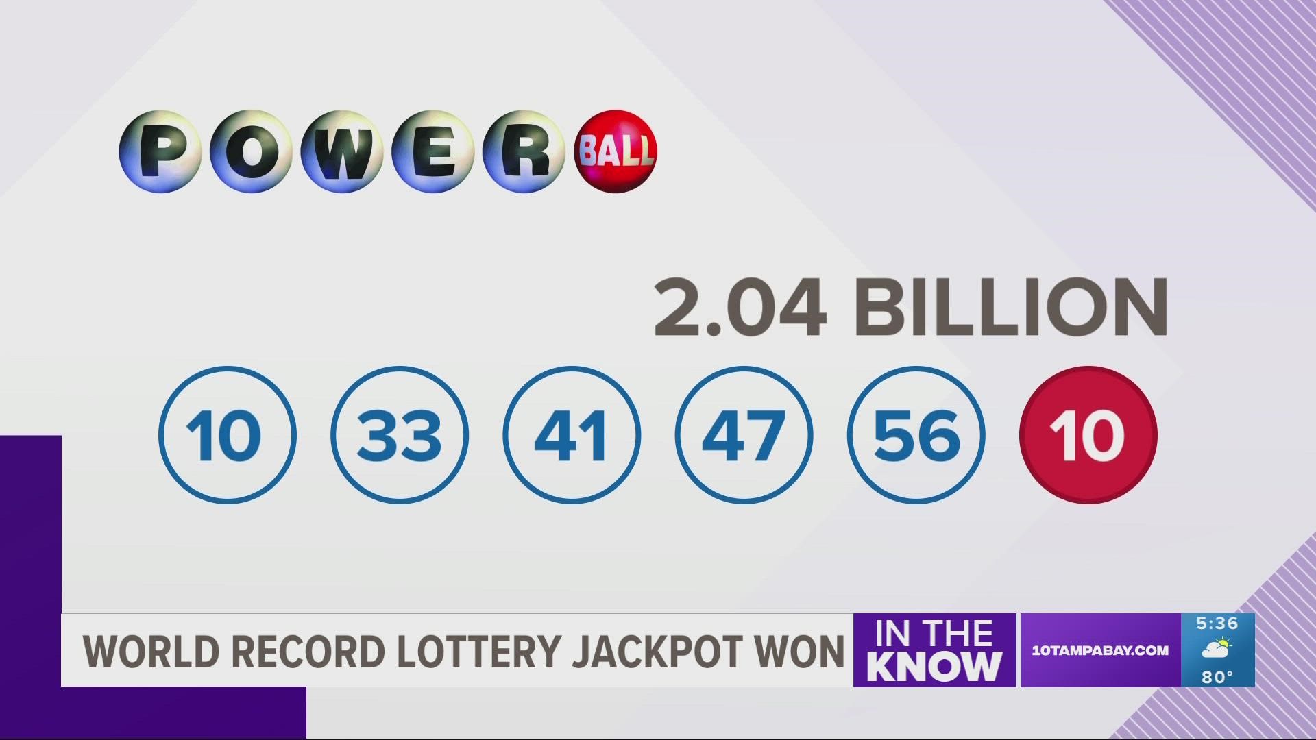 It's been a dramatic day for lottery players.