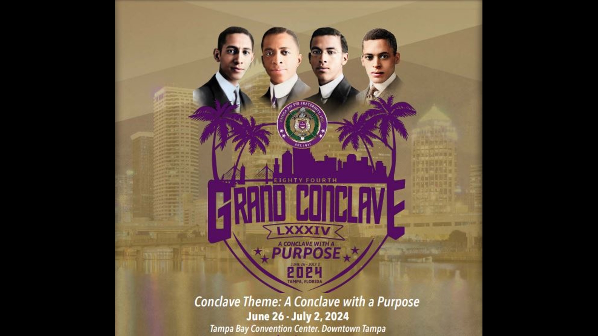 Omega Psi Phi Fraternity hosts Grand Conclave in Tampa