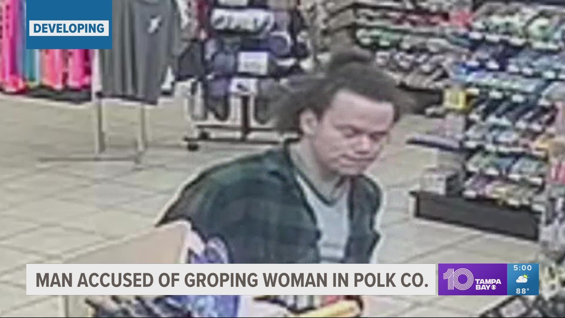 Man accused of groping woman at Polk County travel center