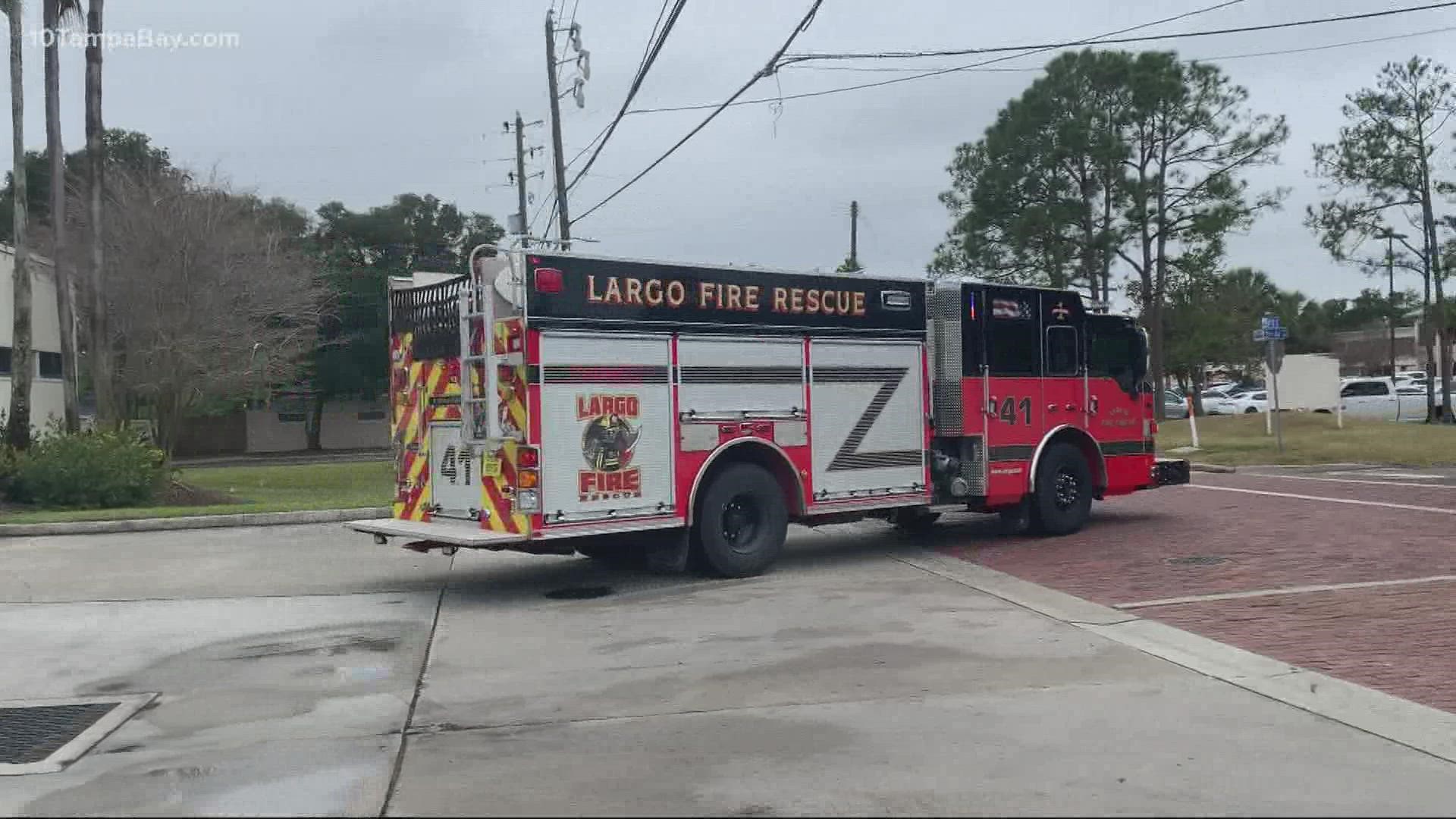 The system works with the app 'Waze' to help keep first responders and drivers safe.