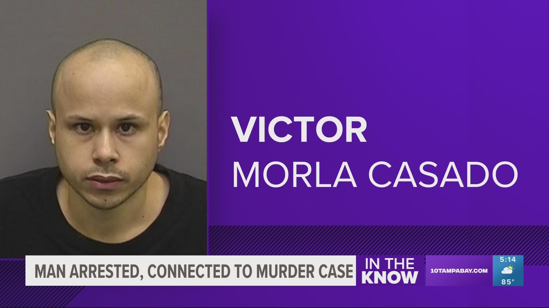 Deputies say Victor Morla Casado is facing a first-degree murder charge.