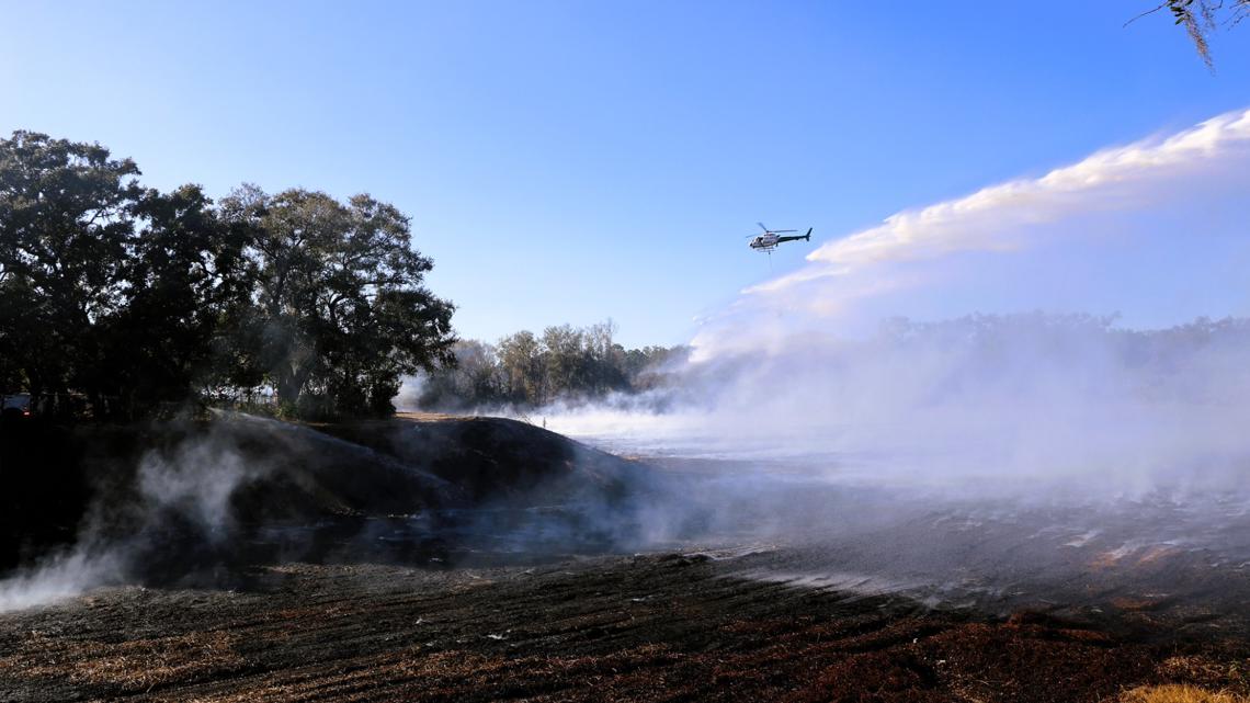 Firefighters in Hillsborough County contain 2 brush fires
