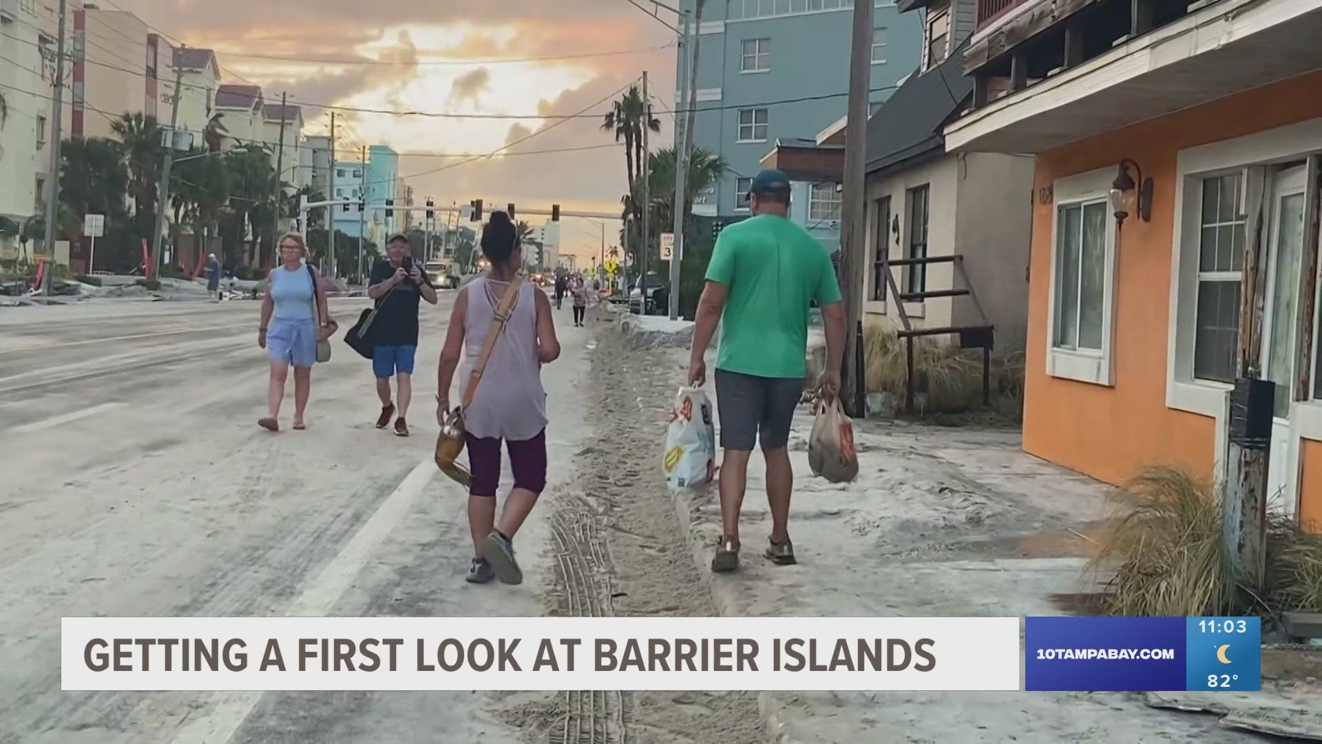 While the beaches and barrier islands in Pinellas County reopened to residents, business owners and employees, many are returning to find that they lost everything.